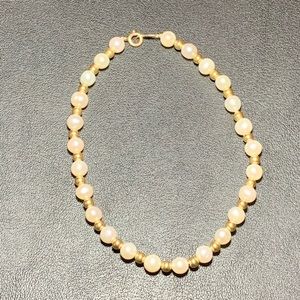 14k gold pearl bracelet